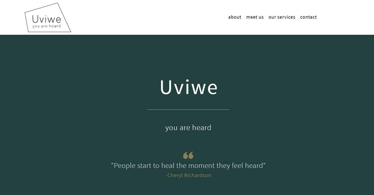 Uviwe - You Are Heard